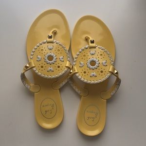 Yellow Jack Rogers Georgica Jelly Sandal